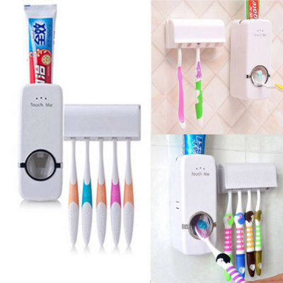 Automatic Toothpaste Dispenser With Brash Holder